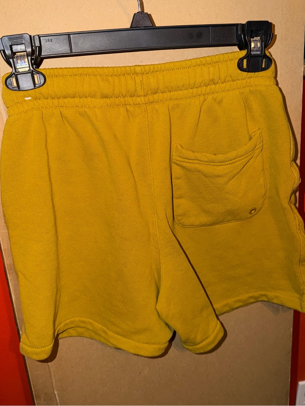 Nike Men’s Mustard Yellow Athletic Fleece Shorts - Picture 5 of 7